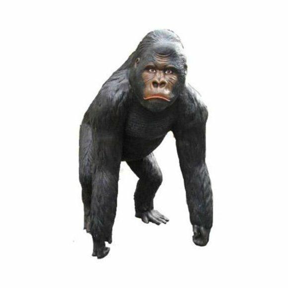 Gorilla Dekorative Statue Garten Statuen 130cm Lebensgroß Figur Plastik