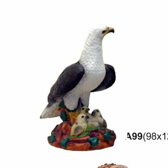 USA Adler Falke Abstrakte moderne Statue Greifvogel Figur Garten Dekor