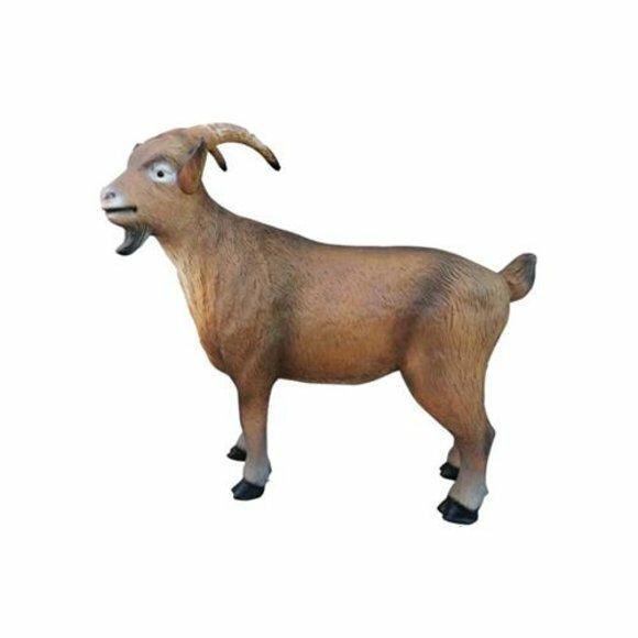 Dekorative Ziege Statue Garten Figuren Statuen 106 cm Lebensgroß Figur