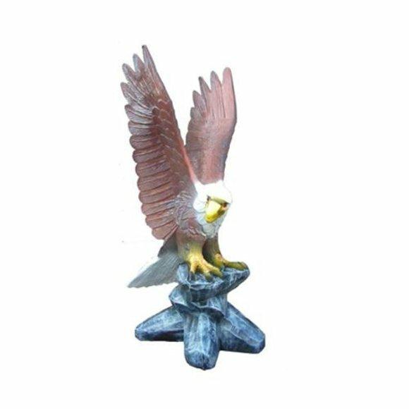USA Adler Falke Abstrakte moderne Statue Figur Greifvogel Garten Deko