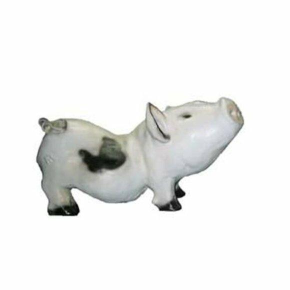 Mast Schwein Bauernhof Dekoration Garten Figuren Deko Statue Tier Wurst