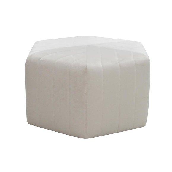Stoff Fußhocker Ottomane Samt Sitzhocker Hocker Pouf Puff Sitzpouf Textil neu