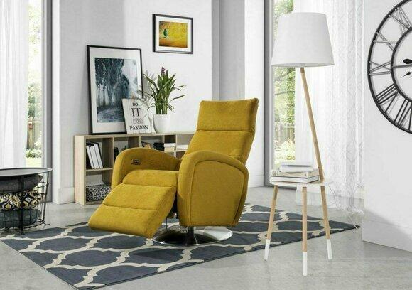 Sessel Lounge Designer Stuhl Polster Sofa 1 Sitzer Relax Drehbar Fernseh