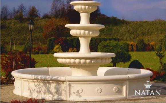 Becken für Zierbrunnen Skulptur Springbrunnen Brunnen Garten Fontaine