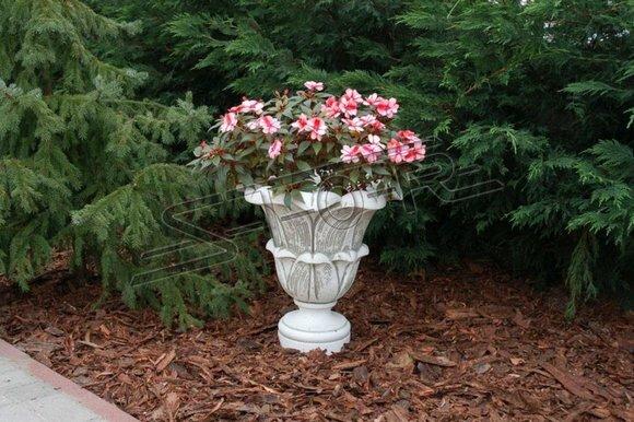Blumenkorb Blumen Vase Gefäss Garten Figuren Terrasse Dekoration Statue