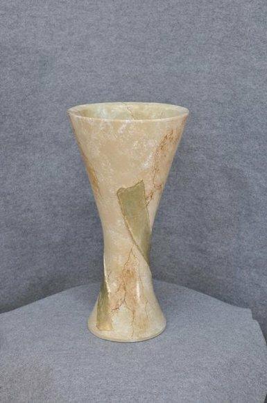 XXL Big Vase Design Medusa Antik Stil Blumen Vasen Pokal Beige Dekorative