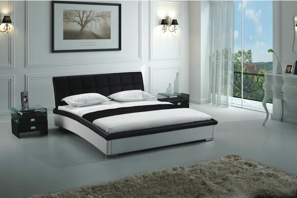 Design Modernes Bett Doppel Gestell Luxus Schlaf Zimmer Betten Leder