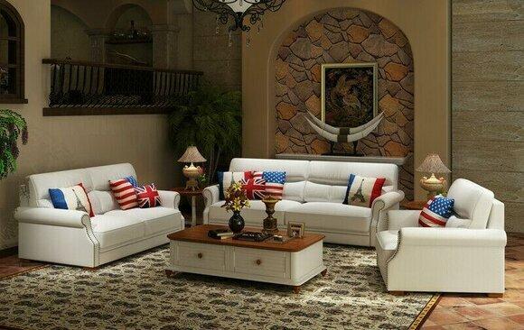 Sofagarnitur Modern 3+2+1 Sitzer Set Design Sofa Polster Couchen Couch
