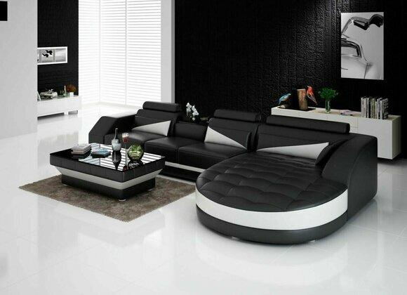 Ecksofa L-Form Wohnlandschaft Designer Sofa Couch Polster Sitz Garnitur