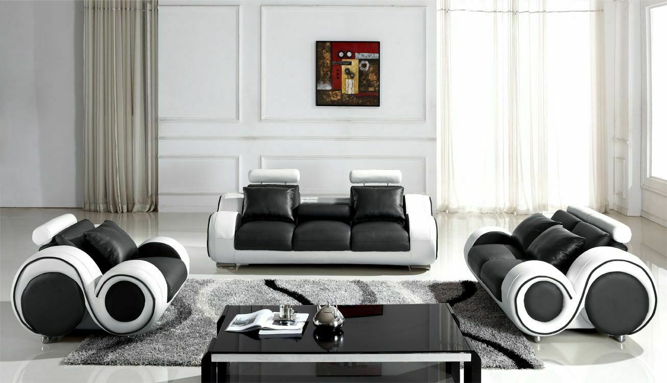 Polster Sitz Couch 3 Sitz Garnitur Sofa Sofas Couchen Leder Dreisitzer