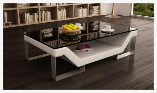 Gepolsterter Tisch Wohnzimmer Couchtische Glastisch Design Tische