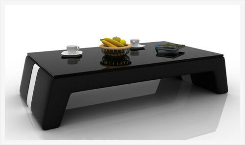 Design Glastisch Leder Couch Deko Tisch Tische Glas Sofa Wohnzimmertische