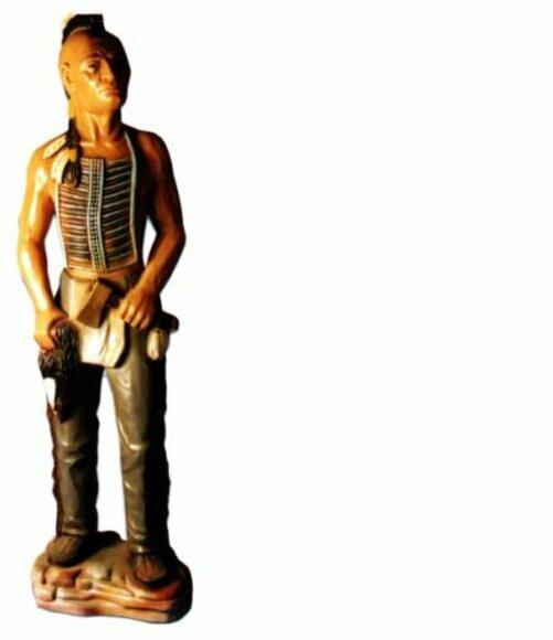 Figur Indianer USA Wild West Statue Skulptur Figuren Skulpturen