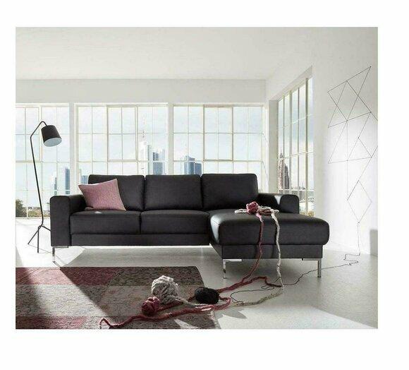 Leder L-Form Couch Wohnlandschaft Ecksofa Garnitur Design Modern Sofa