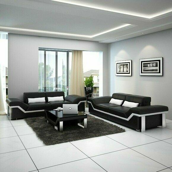 Sofagarnitur 3+3 Sitzer Set Design Sofa Polster Couchen Couch Modern