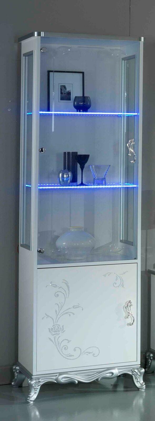 Klassische Schrank Bücherschrank Bücherregal Vitrine Vitrinenschrank