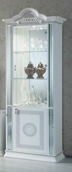 Hochwertige Vitrine Vitrinen Luxus Schrank Holz Italienische Stil Möbel Glas
