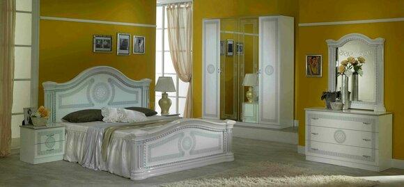 Schlafzimmer Italienische Möbel Set Modern Luxus 6tlg. Bett Betten Schrank