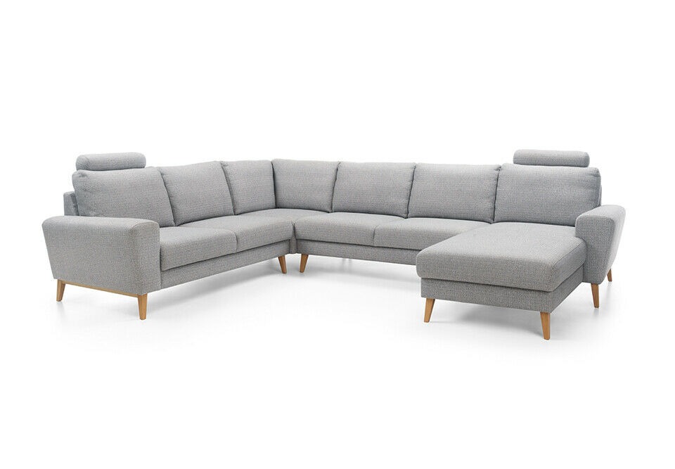 Ecksofa U-form Schlaffunktion Wohnlandschaft Sofa Couch Sofas Couchen