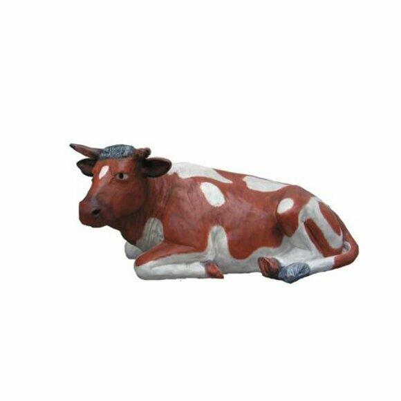 Aufsteller Rind Dekoration Bauernhof Deko Garten Kühe Skulptur Karikatur Kuh