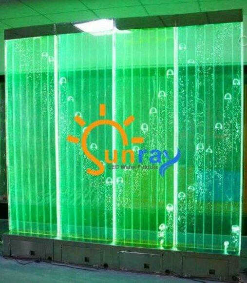 Wandpaneel LED Wasserwand Wasser Wände Wasser Modern Blasen Dekorative Wand