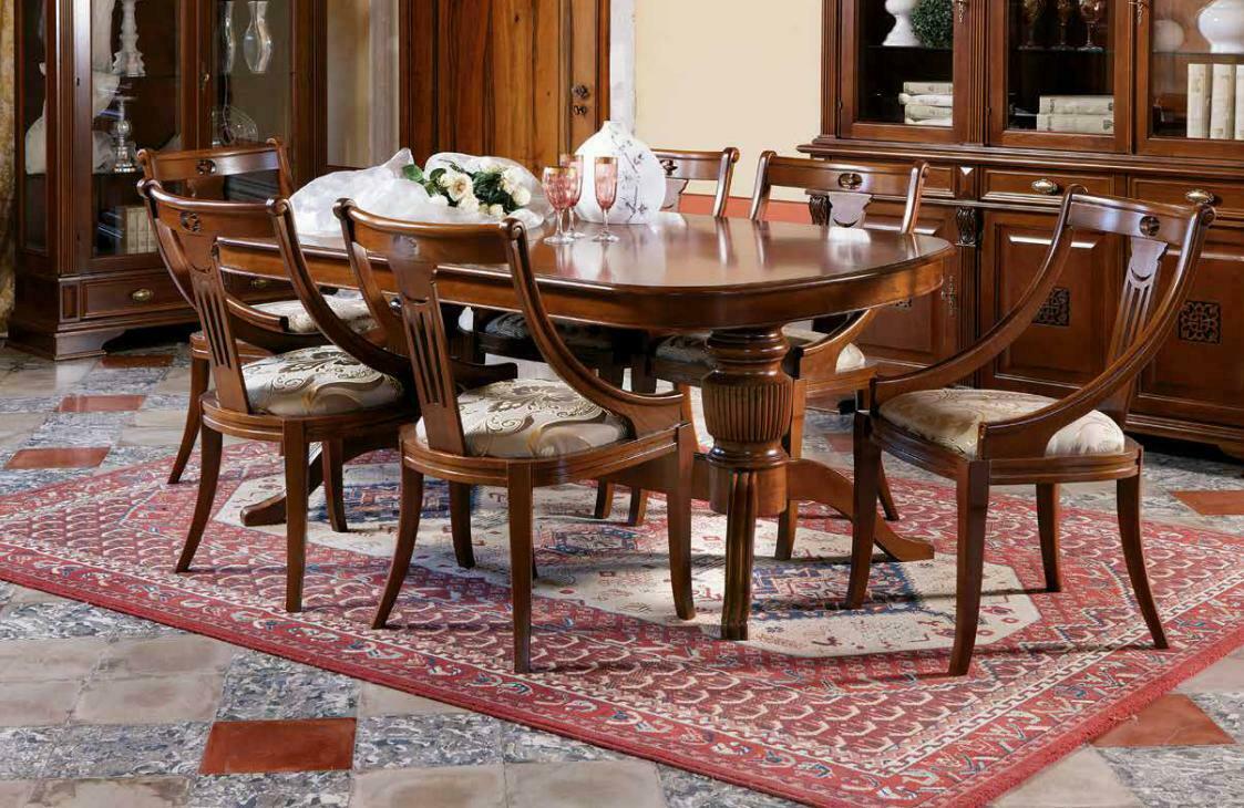 Essgarnitur Esstisch 4 x Stuhl Set Set Garnitur Tisch Essgruppe Klassische