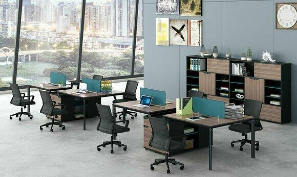 Büro Möbel Einrichtung Ausstattung Tisch 2 Arbeitsplätze Schreibtisch