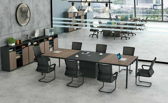 Konferenztisch Büro Kabelkanal Netzwerk Tische Besprechungstisch