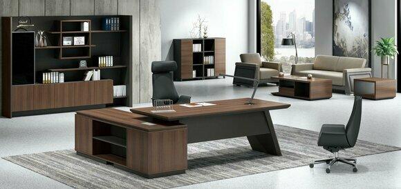 Büro Einrichtung Tisch mit Schubladen Arbeitszimmer Home Office