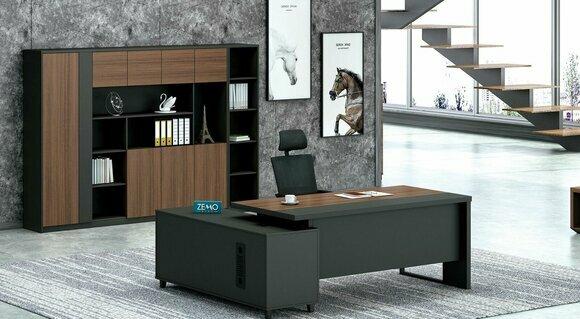 Eckschreibtisch Arbeits Schreib Büro Tisch Luxus Klasse Designer Möbel