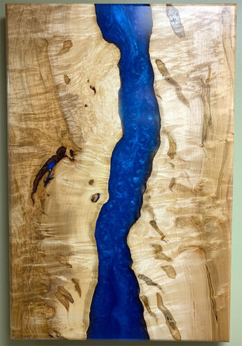 Esstisch River Tisch Massiv Tische 220x100 Flusstisch Epoxidharz Meer