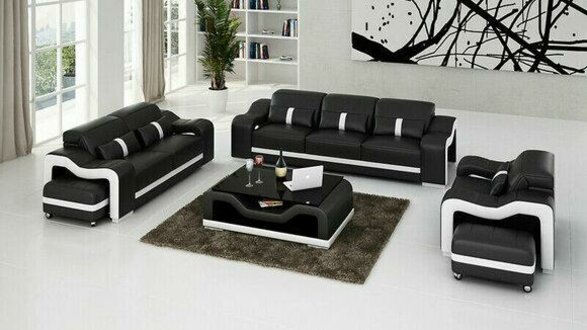 Dreisitzer Couch Polster Design Sofa Moderne Sitz Deko Sofas Samt Zimmer