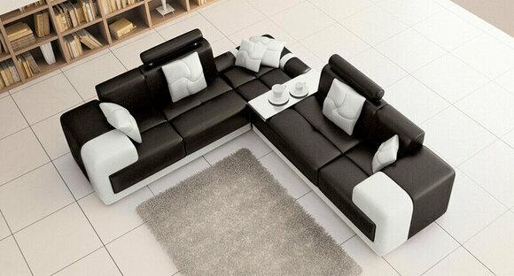 Eckcouch Eckgarnitur L Form Sofa Garnitur Polster Couch Wohnlandschaft