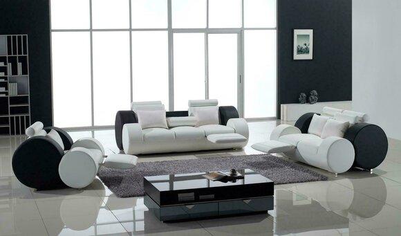 Sofagarnitur Ledersofa Sofa Couchen Sitzer Set Sofas Polster Couch 3tlg