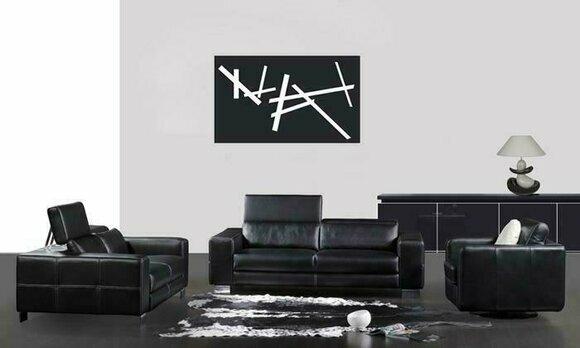Sofagarnitur Ledersofa Sofa Sitzer Set Sofa Polster Couch 3tlg Sessel Couchen