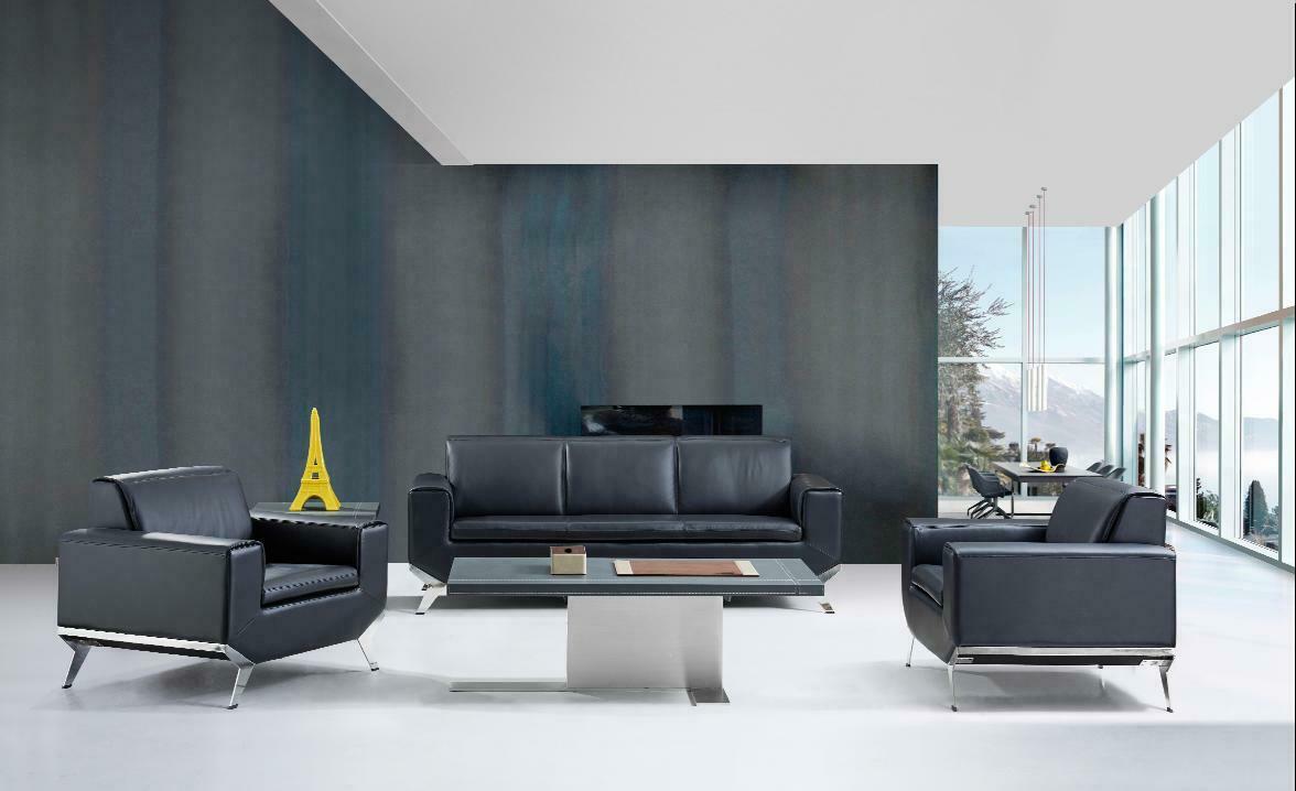 Sofa Design 3Sitzer Sofa Garnitur Couch Ledersofa Couch Polster