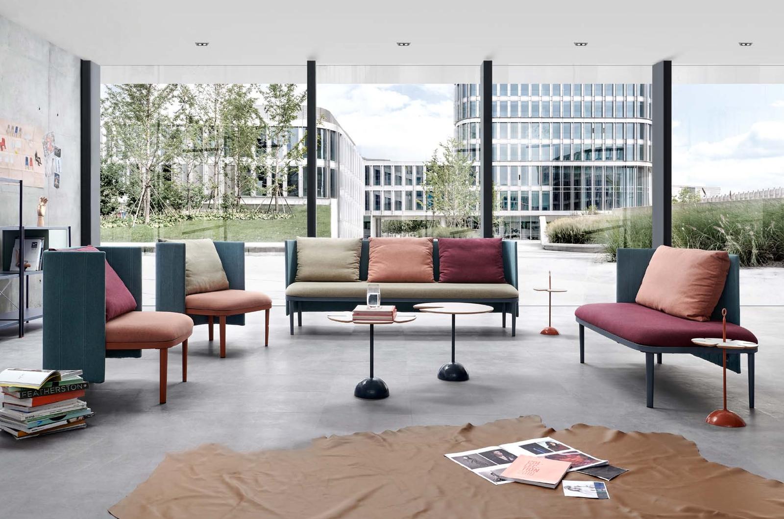 Set Sofa Set 3+1+1+Chaiselounge Couchen Sofas Komplett 4tlg. Büro