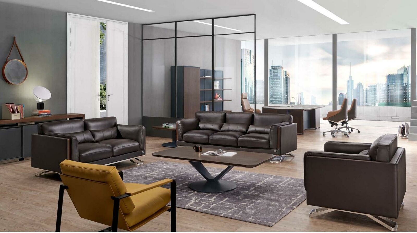 Moderne Sofagarnitur 311 Sitzer Sofa Couch Polster Garnitur Couchen