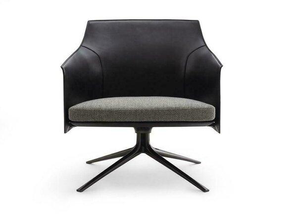 Design Dreh Stuhl Relax Leder Sessel Lounge Fernseh Büro Kanlzei