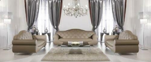 Sofagarnitur Chesterfield Sofa Couch Polster 3+1+1 Sofagarnitur Couch
