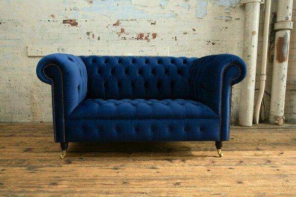 Design Zweisitzer Möbel 2 Sitzer Sofa Couch Polster Lounge Club Couchen Sofas