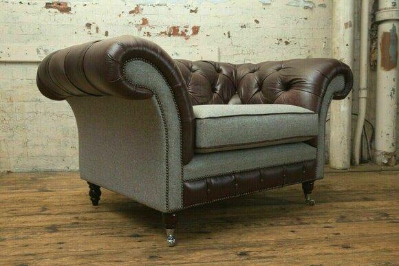 Fernseh Sessel Design Chesterfield Lounge xxl Club Sofa Einsitzer 150cm
