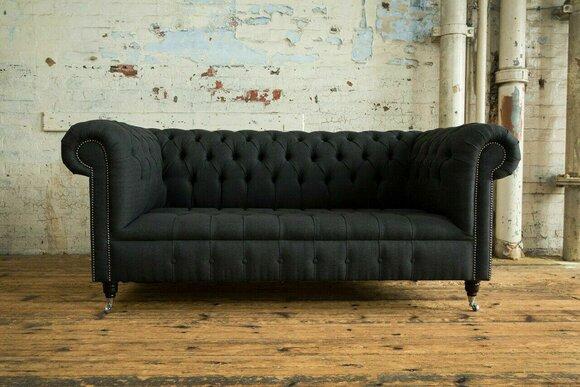 3 Sitzer Chesterfield Polster Sofas Design Luxus Couch Sofa Samt Couchen