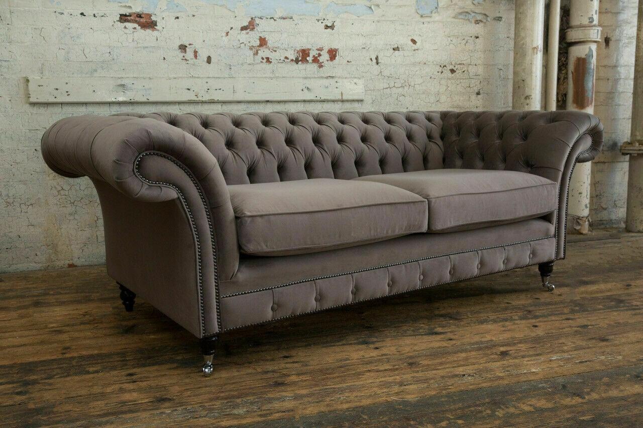 Sofa 3 Sitzer Design Sofas Polster Couchen 100% Textil Relax Moderne