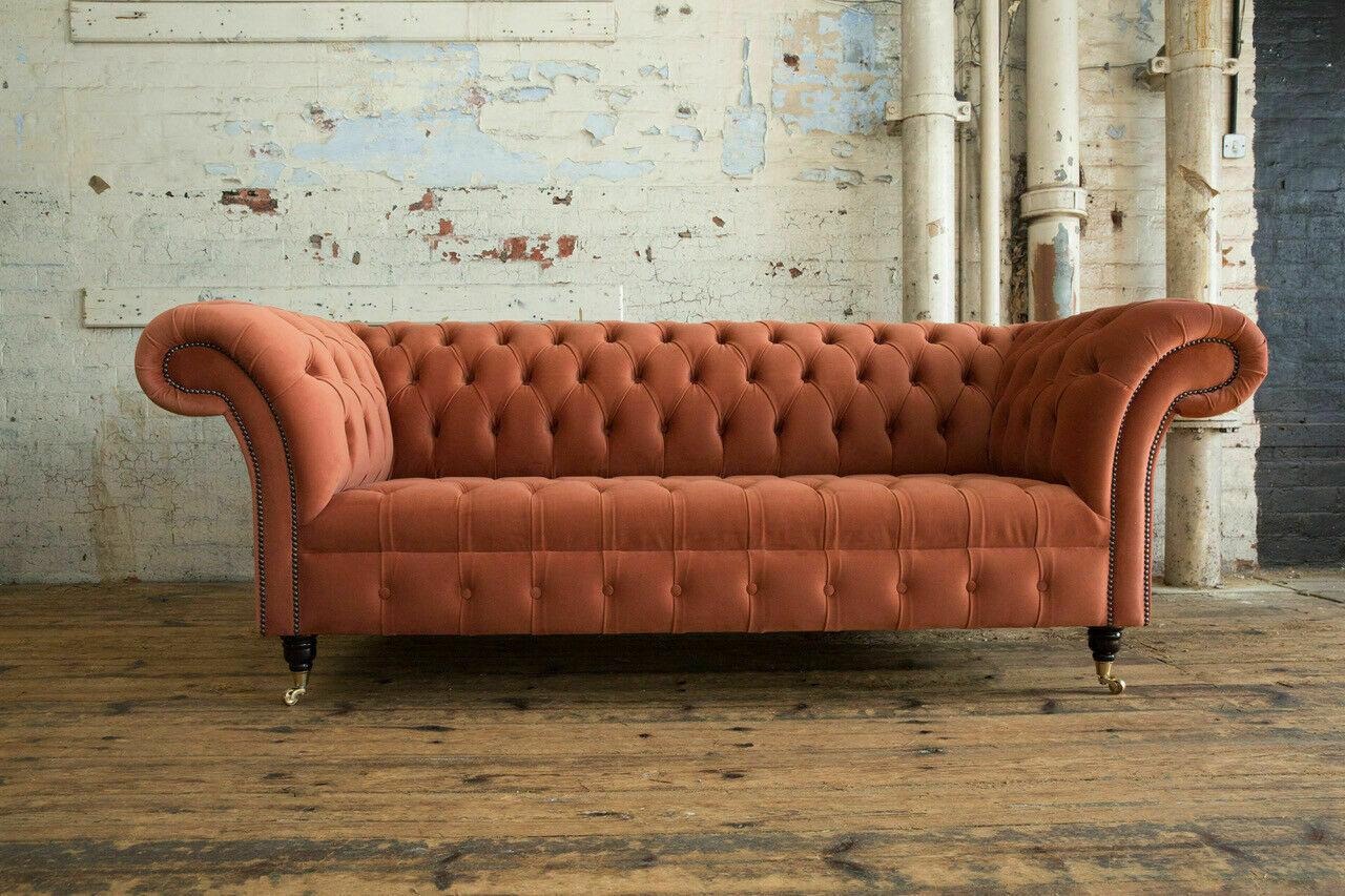 Sofa 3 Sitzer Design Sofas Polster Couchen Textil Relax Moderne Sitz Dreisitzer