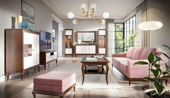 Wohnzimmer Set Vitrine Kommode Spiegel Wohnwände Kommoden Design