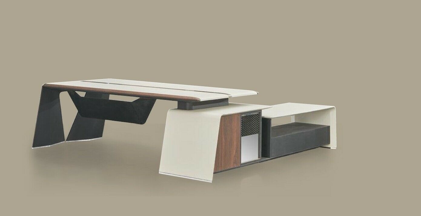 Eckschreibtisch Büro Chef Einrichtung Zimmer Möbel Design Schreibtische