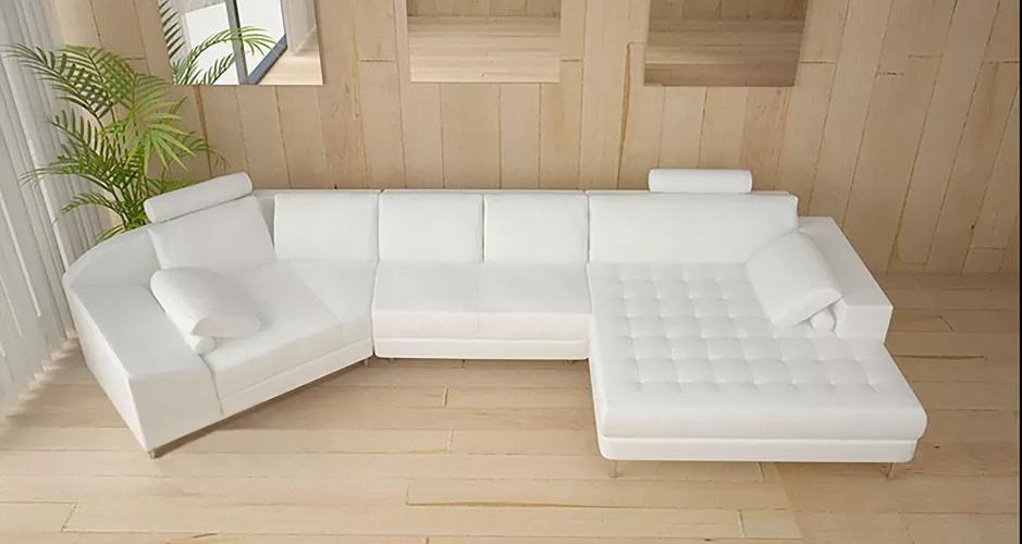 Ecksofa Ledersofa Design Sofa Ecksofa U Form Modernes Polster