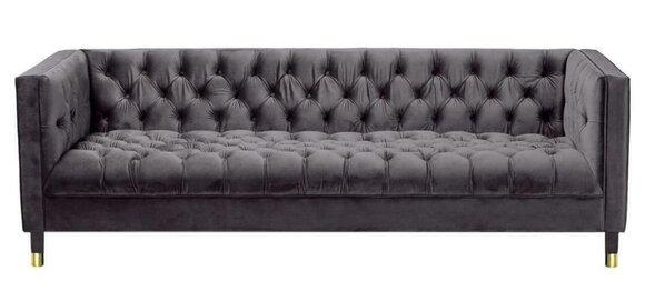 Anthrazit Chesterfield Sofa Kreative Möbel 4 sitzer Sofas Textil Stoff Couchen