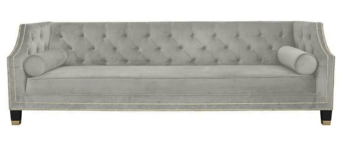 Dreisitzer Stoff Wohnzimmer Design Couchen Polster Sofa Sofas Chesterfield Neu